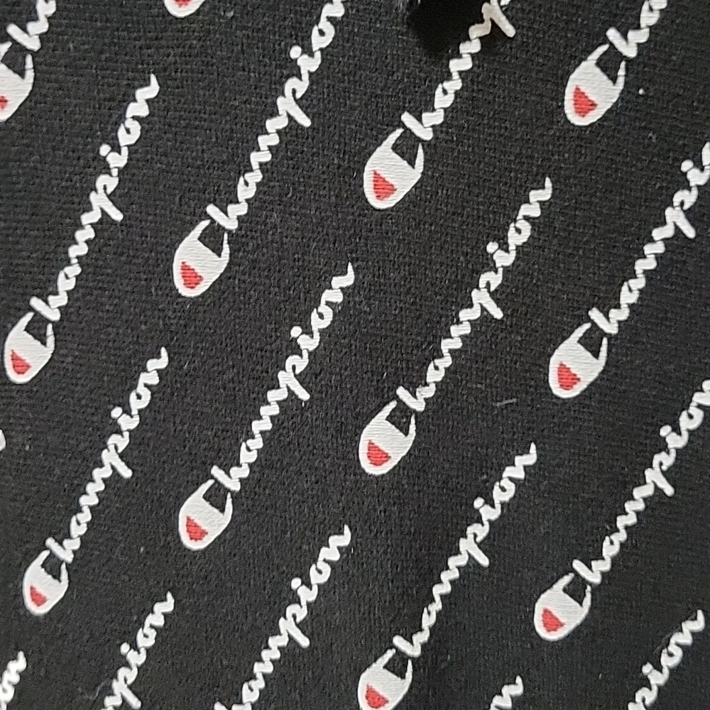 Champion Reverse Weave Hoodie All Over Logo- Large - Picture 2 of 3